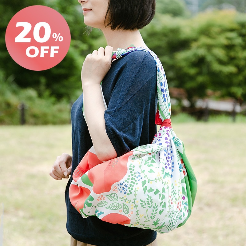 【5/13まで20%OFF】『花でつつむ』（平織96cm）【母の日キャンペーン期間限定 ￥4,840 → ￥3,872】