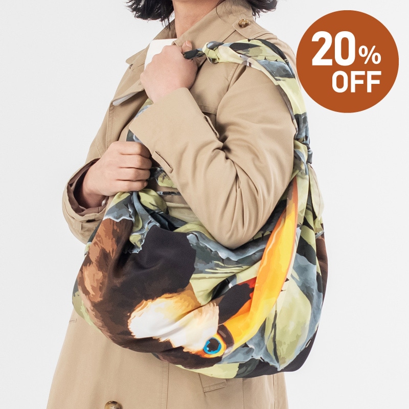 9/30まで20%OFF】『オオハシの楽園』（平織96cm）【￥4,840→￥3,872