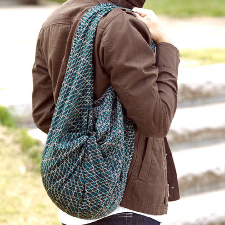 綾弧［グリーン］』（平織96cm） | 超撥水風呂敷『ながれ』 | 【公式