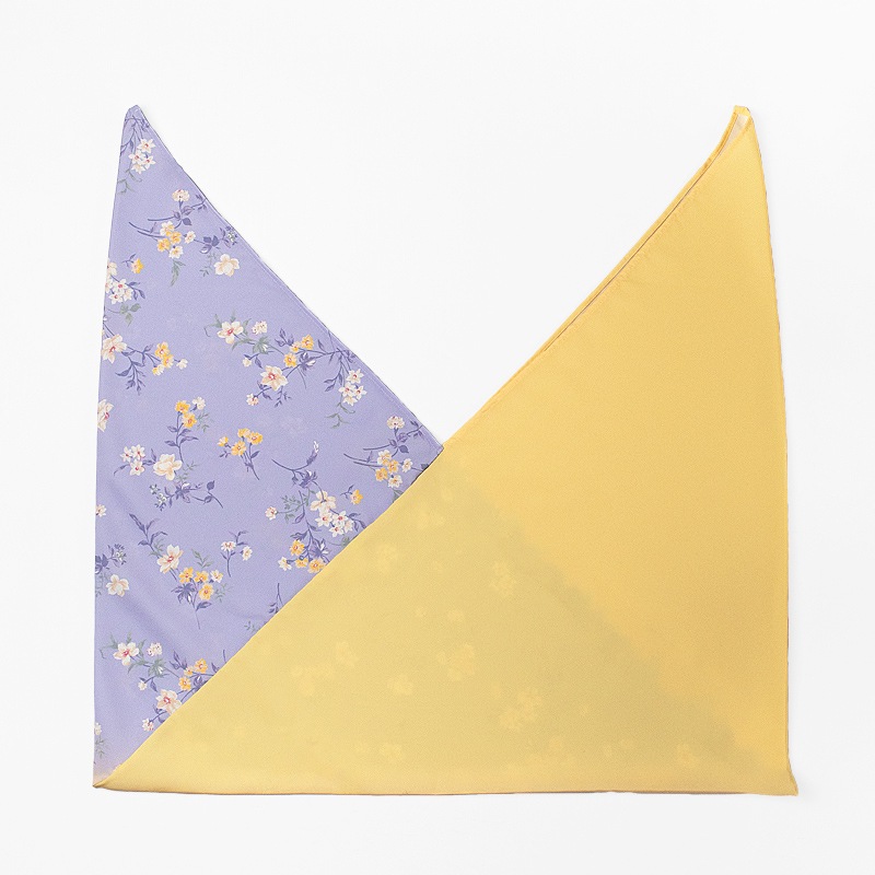 撥水あづま袋『AZUMA』 ［フラワー（紫苑）］（中サイズ） | water