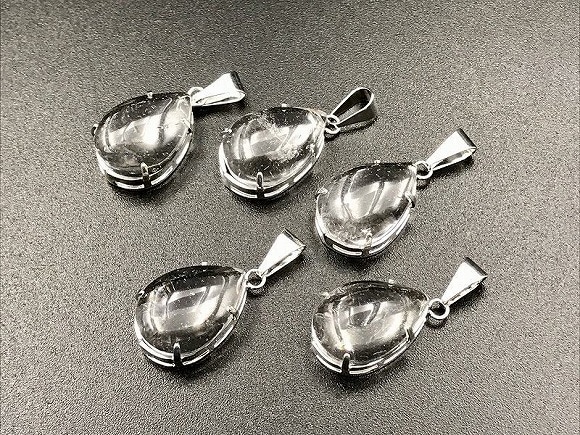 水晶 ドロップ ペンダントトップ 天然石ペンダント