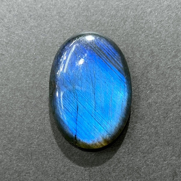 ブルーラブラドライト カボションルース・オーバル 9.1g | ☆形状別に