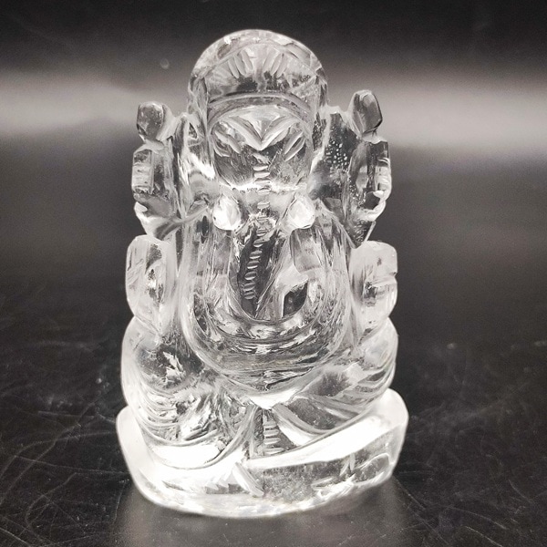 象神ガネーシャ ヒマラヤ水晶 107.3g | 〇ポリッシュ・カービング,象神
