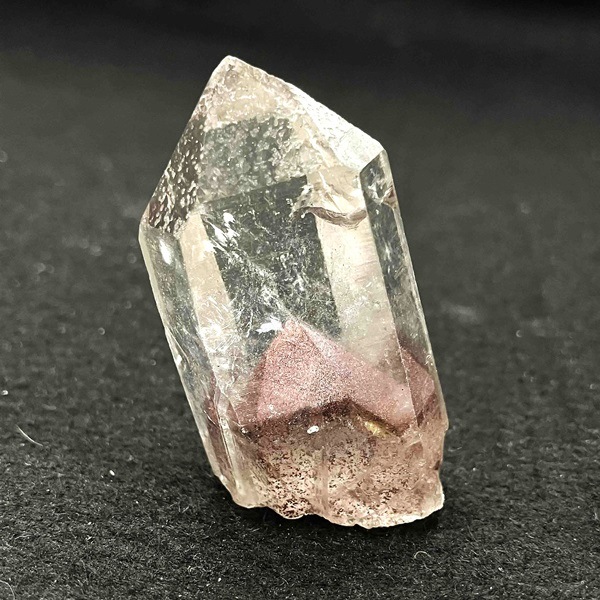 レッドファントムクォーツ 原石ポイント 約5.0cm 南インド産