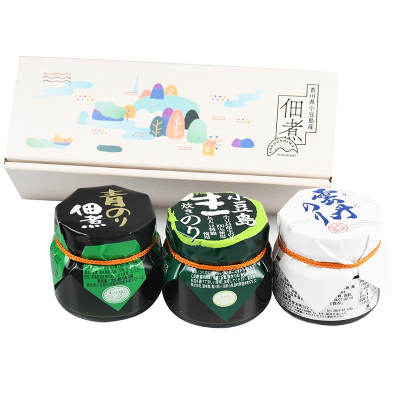 のり佃煮3種セット【まとめて発送】 亜味撰