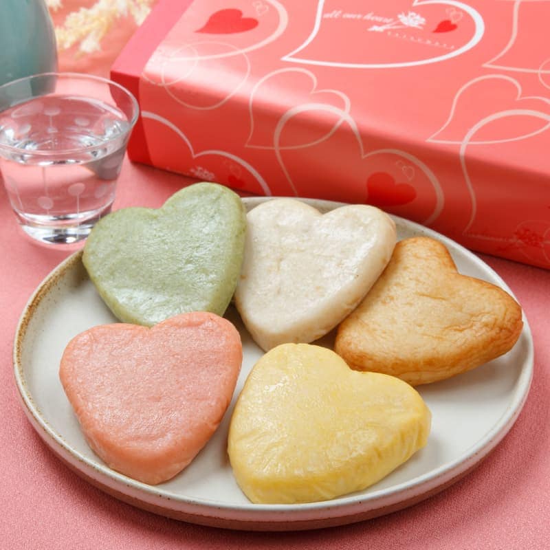 バレンタイン限定／カラフルハートさつま揚げ SV-1 (真空) (5枚入