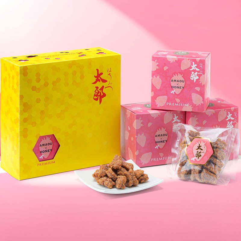 PREMIUMはちみつ太郎(あまおう味)30g×2P×4箱【まとめて発送】 | まとめ