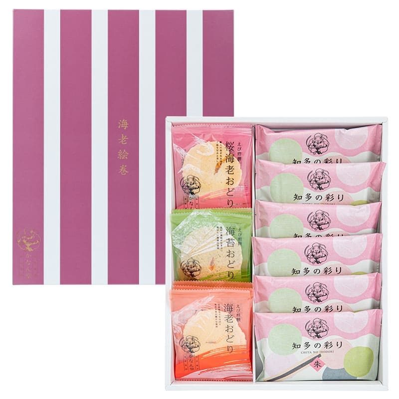 海老絵巻(4種15袋入) 〈品番：1.5P〉 かなん堂 | かなん堂のえび