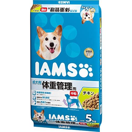 アイムス (IAMS) ドッグフード 成犬用 中粒 チキン 5kg | ドライフード
