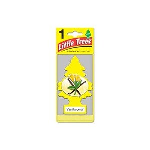 【ネコポス対応】車芳香剤　芳香剤　車用品　カー　消臭剤　芳香剤　つりさげ　リトルツリー　バニラロマ