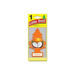 【ネコポス対応】車芳香剤　芳香剤　車用品　カー　消臭剤　芳香剤　つりさげ　リトルツリー　ココナッツ