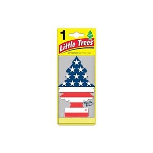 【ネコポス対応】車芳香剤　芳香剤　車用品　カー　消臭剤　芳香剤　つりさげ　リトルツリー　スターズ＆ストライプス