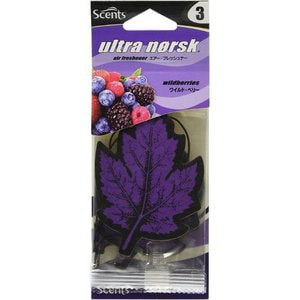 【ネコポス対応】Scents ウルトラノスク ワイルドベリー 3枚パック 吊り下げ型