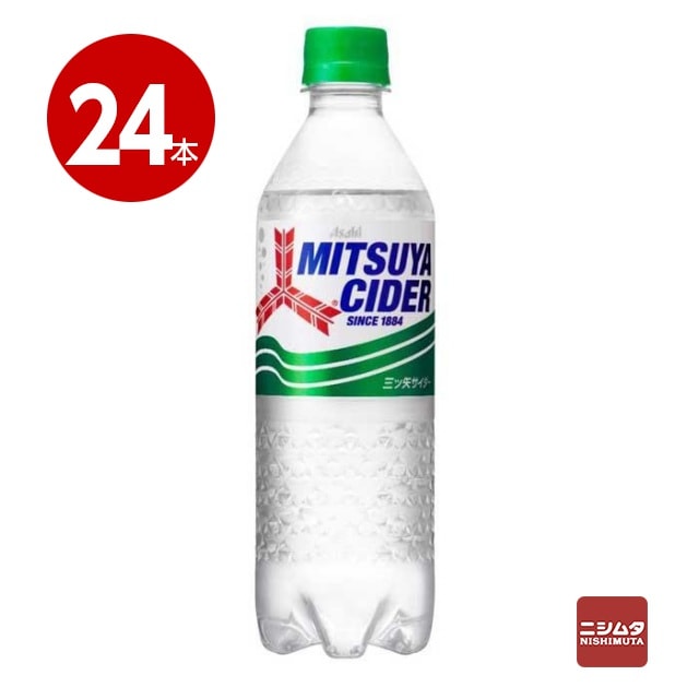 アサヒ 三ツ矢サイダーペットボトル　 500ml×24本【ｍ特】