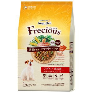 ユニチャーム　グラン・デリFrecious　アダルト　チキン＆ビーフ　2kg 【ｍ特】