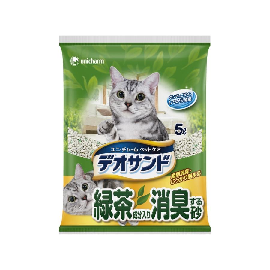 デオサンド緑茶成分入り消臭する砂5Ｌ【ｍ特】