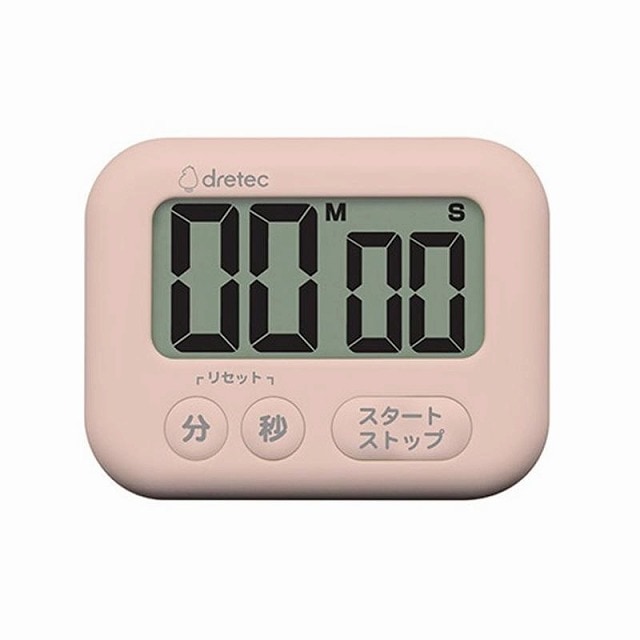 「新品•未使用」National デジタルクッキングタイマー 50/60Hz ドリテック 大画面タイマー シャボン T-614PK | キッチンツール