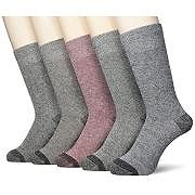 コーコス信岡　綿混カラー軍足5PRG-1010カラーMIXF