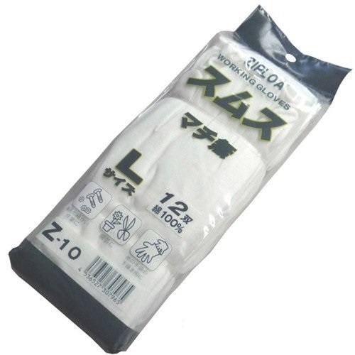 コーコス信岡 Z-10 スムスマチなし 12P ホワイト L | オール