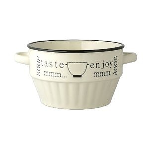 リビング enjoy soup スープカップ ホワイト | 洋陶器 | ニシムタ