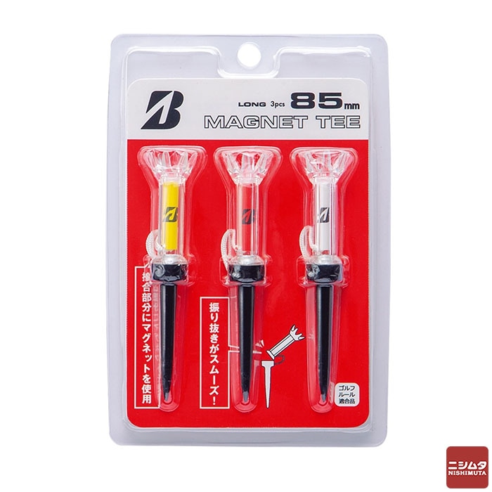 【ネコポス対応】ブリヂストン マグネットティ H（ロング） 85mm ゴルフ マグネット ティー