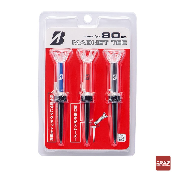 【ネコポス対応】ブリヂストン マグネットティ L（ロング） 90mm ゴルフ マグネット ティー 【ｍ特】