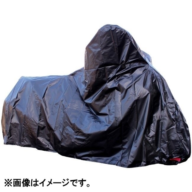 カー用品　バイク用品　バイク通勤　バイク用カバー　黒色カバー　山城　バイクカバー　影丸くんＬ