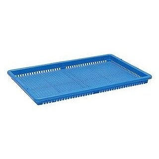 サンコープラスチック ワイドバスケット　ブルー