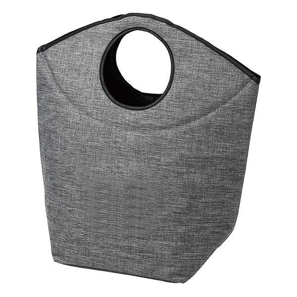 パール金属　WS　自立式ランドリーバッグ　グレー　HB-6326