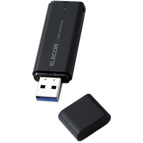 エレコム ELECOM 外付けSSD 500GB ポータブル USB ブラック ESD-EMC0500GBK