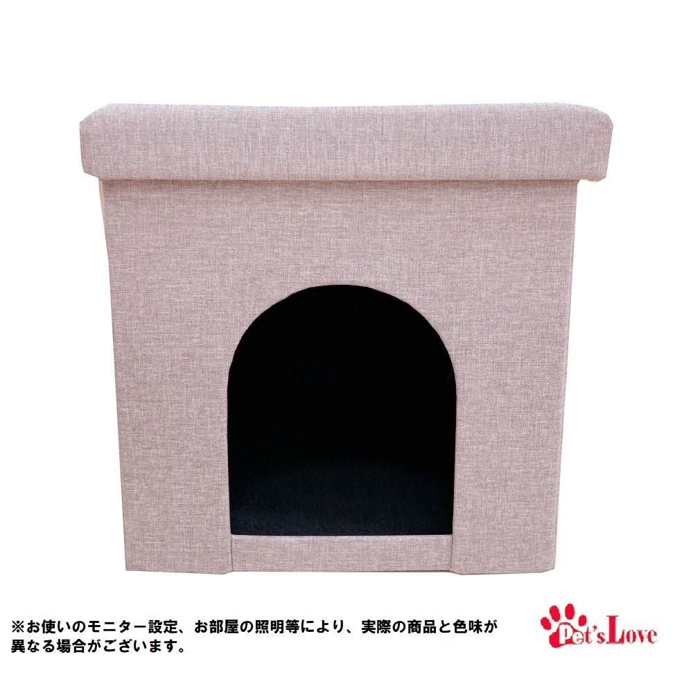 ペッツラブ　ペットスツールハウス　レギュラータイプ　エンジ　SQ-15P　【N's】