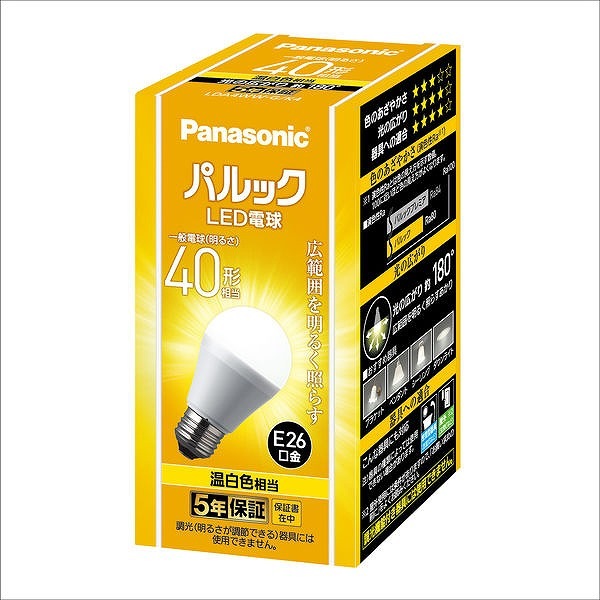 パナソニック Panasonic LDA4WWGK4 LED電球 | LED電球 | ニシムタ