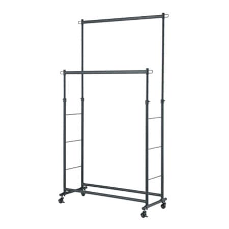 ドウシシャ 高耐荷重 インテリアハンガーダブル BK