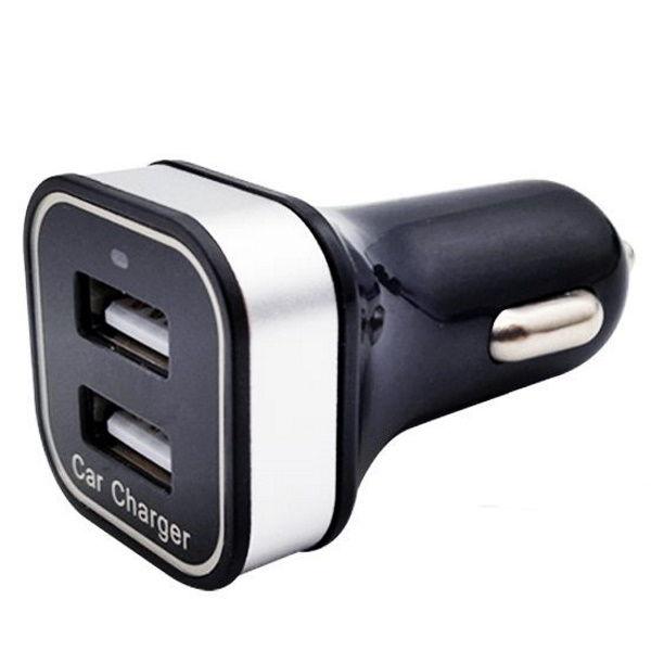 アークス(Axs) idegia 充電器2.4A シルバー USB2ポート DC12/24V X-297