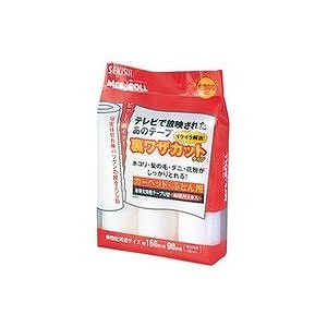 ミセスロール　裏ワザカット用 取替粘着テープU型 3本入 花粉 花粉対策