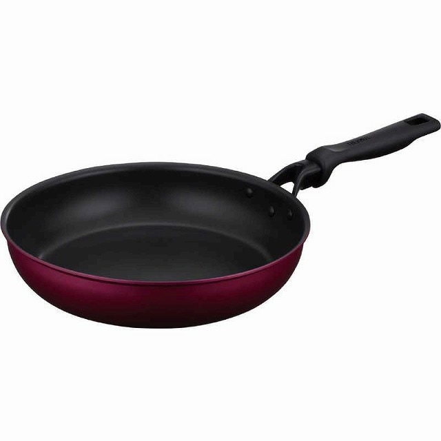 サーモス フライパン 28cm ガス火・IH対応 レッド KFM-028