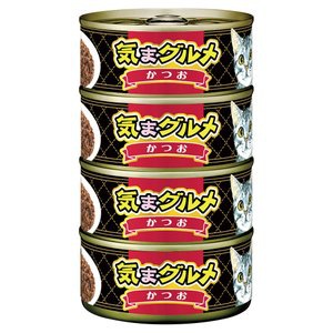 アイシア AIXIA 猫缶 キャットフード 気まグルメ4P かつお 155g×4P