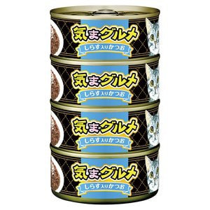 アイシア AIXIA　猫缶　キャットフード　気まグルメ4Ｐ　しらす入り 155g×4P