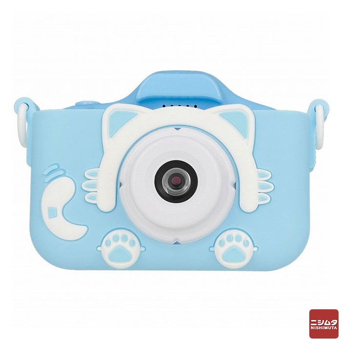 高橋国際商事 キッズカメラ ブルー TK-Z01BL | カメラ本体 | ニシムタ
