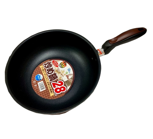 ヒラノトレーディング フッ素加工 炒め鍋 28cm NSN-003 ガス火専用