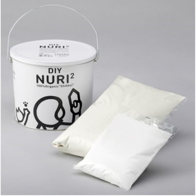 漆喰 うまく 日曜大工　塗るDIYしっくいNURI2ミントグリーン5kg