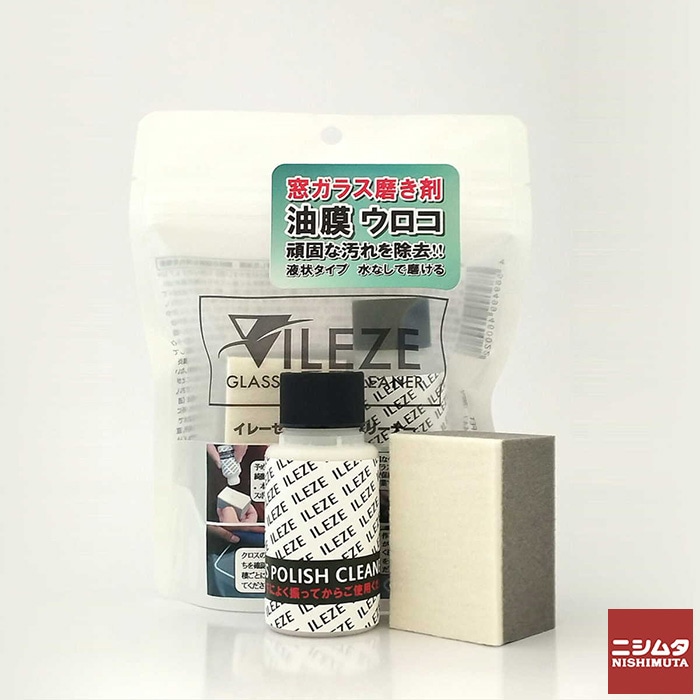 ガラス 油膜 鱗 ウロコ ウロコ取り 頑固 汚れ クリーナー 除去 イレーゼ ガラスポリッシュクリーナー
