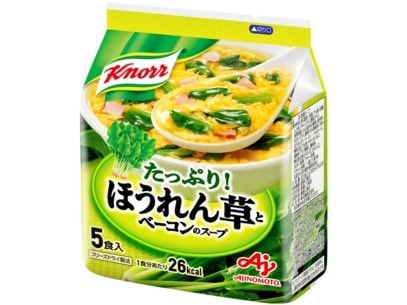クノール ほうれん草とベーコンのスープ ( 5食入 )
