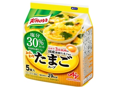 味の素 クノール ふんわりたまごスープ  塩分30％カット　5食入