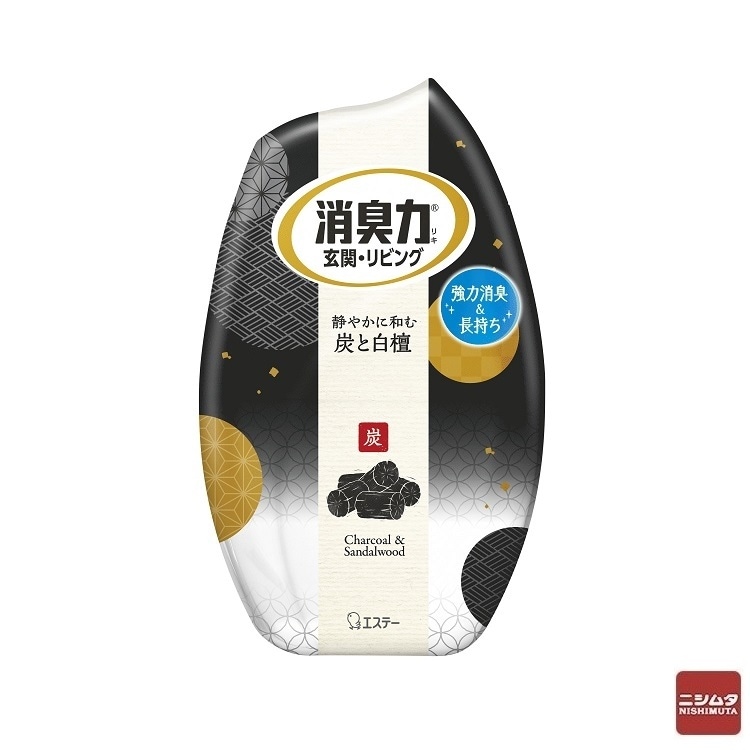 エステー　お部屋の消臭力　炭と白檀の香り　400ml 【ｍ特】