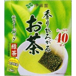 伊藤園 香りひろがるお茶 緑茶 ティーバッグ 40袋