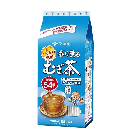 【KN】伊藤園　香り薫るむぎ茶ティーバック54Ｐ