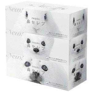 ネピア(nepia)    鼻セレブティシュ 400枚(200組)×3コパック 花粉 花粉対策