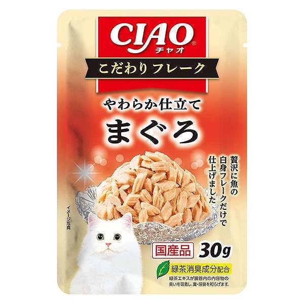 いなば ペットフードこだわりフレーク まぐろ 30g