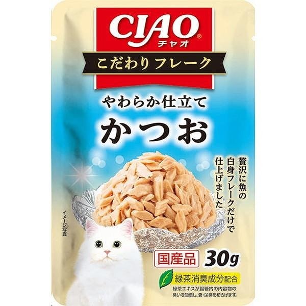 いなば ペットフードこだわりフレーク かつお 30g